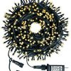 Christmas String Lights End-to-End Plug 8 Modes 108FT 300 LED IP55 Outdoor Waterproof UL Certificated Indoor Fairy Lights Halloween Garden Patio Wedding Christma Trees Parties Decoration Warm White